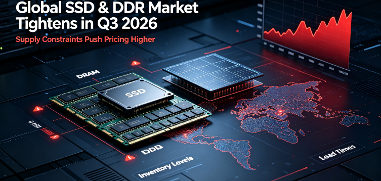 Rega SSD & DDR Global Mundhak ing Q3 2026 Ditengah Pasokan Nyenyet AI-Driven; GUDGA Njaga Pasokan Stabil kanggo Mitra B2B Global