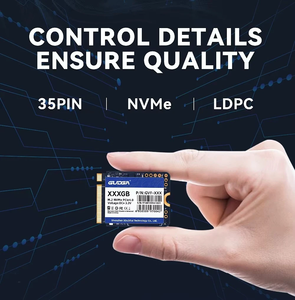 M.2 2230 PCIE 4.0 NVMe SSD 5000MB/s